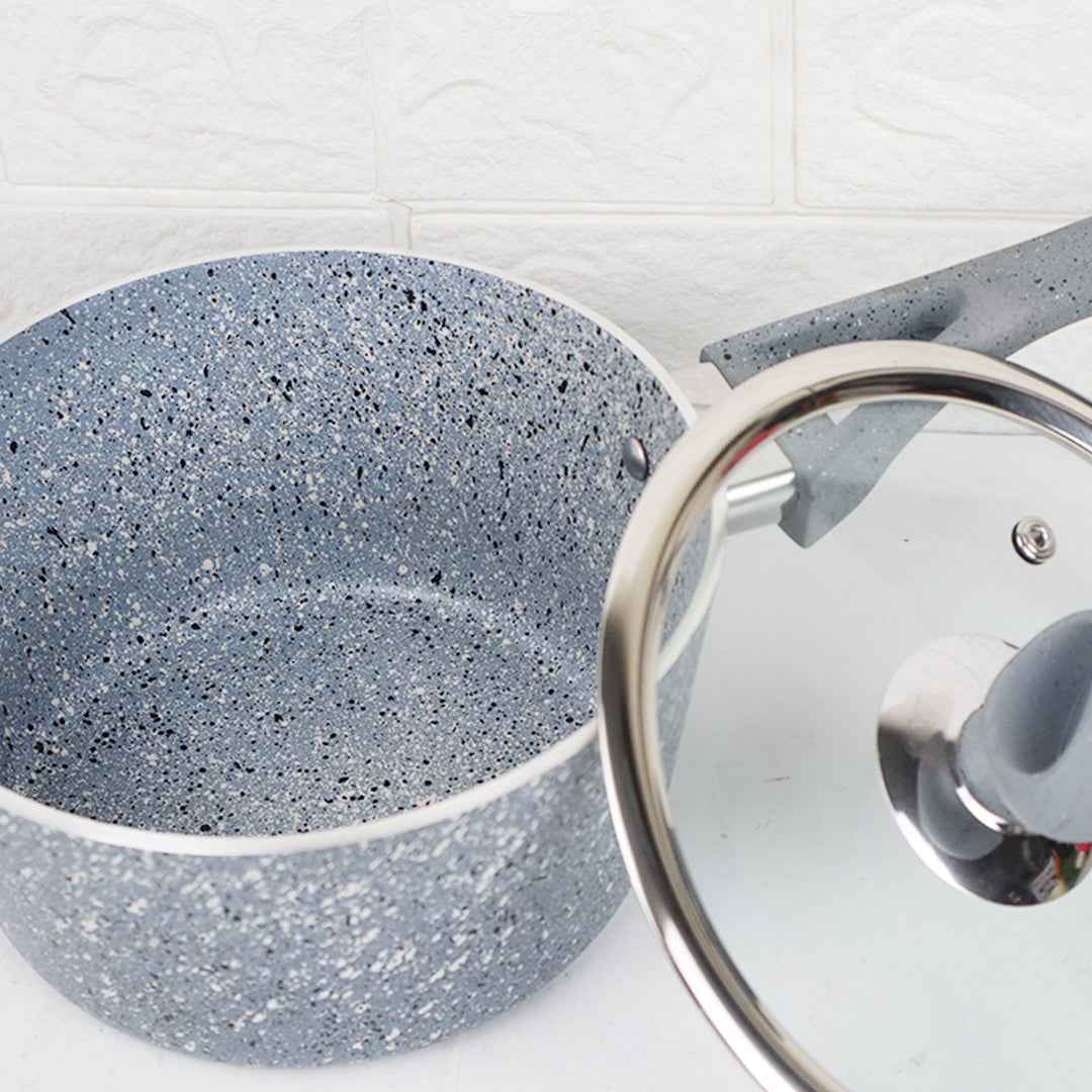 18cm Non Stick Marble Coated Signature Sauce Pan