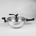 CHEF Anodized Pressure Cooker Karahi with Glass Lid 3-in-1 | Premium Aluminium Cookware