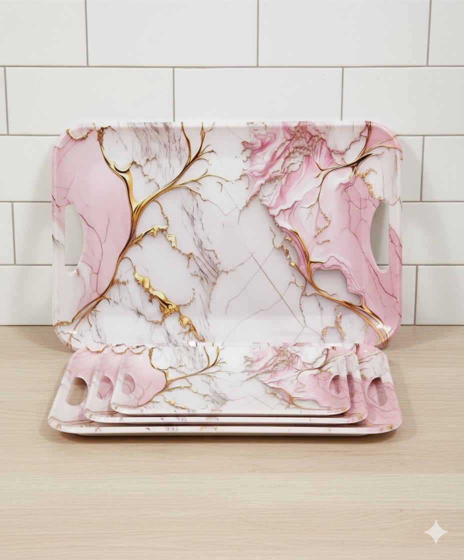 Thai Master 4-Piece Melamine Tray Set